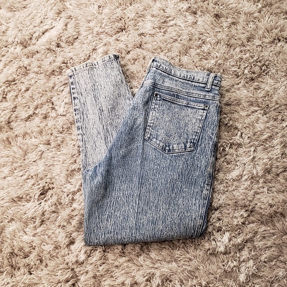 80s acid wash jeans